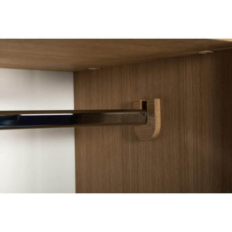 Flora drabužių spinta (riešutmedis/balta) Flora drabužių spinta (riešutmedis/balta)